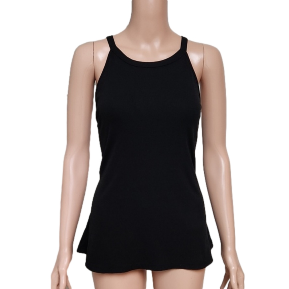 Shein curve black tank top (Code-P159) - Picture 1 of 1
